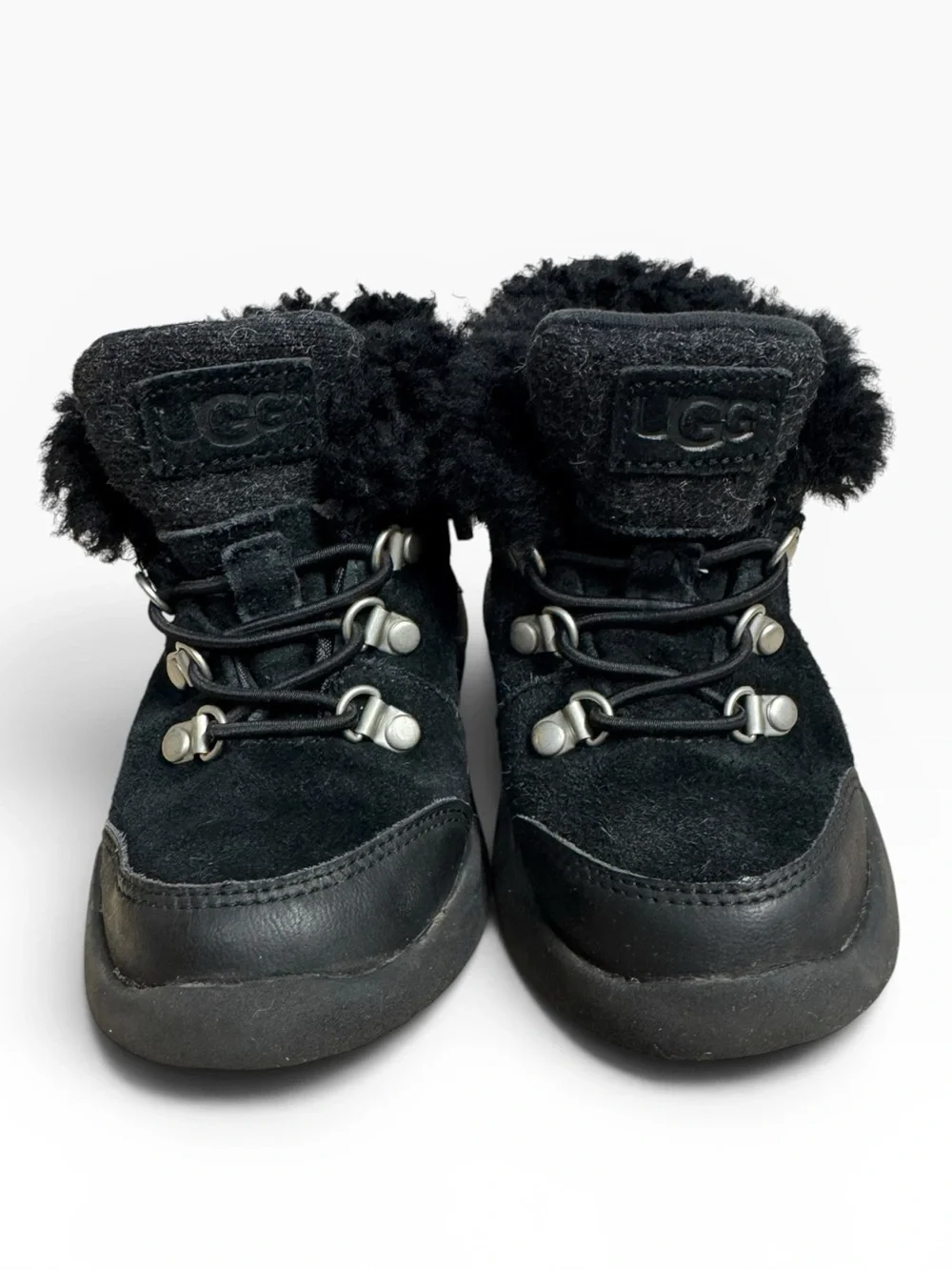 UGG Obie Waterproof Treadlite Black Hiking Boots Toddler Size 9 Baby Kids
